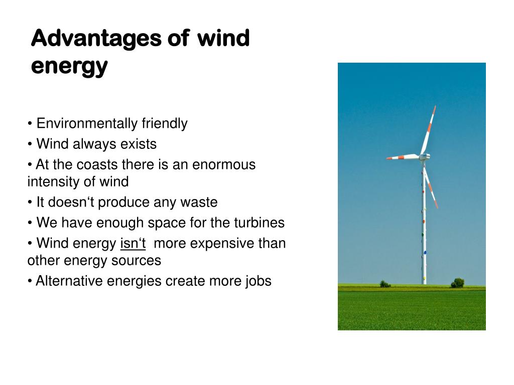 advantages of wind energy essay