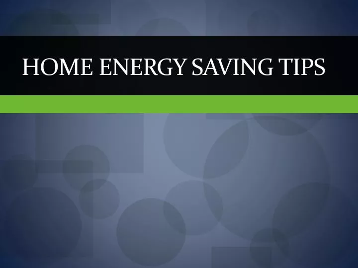 home energy saving tips n.