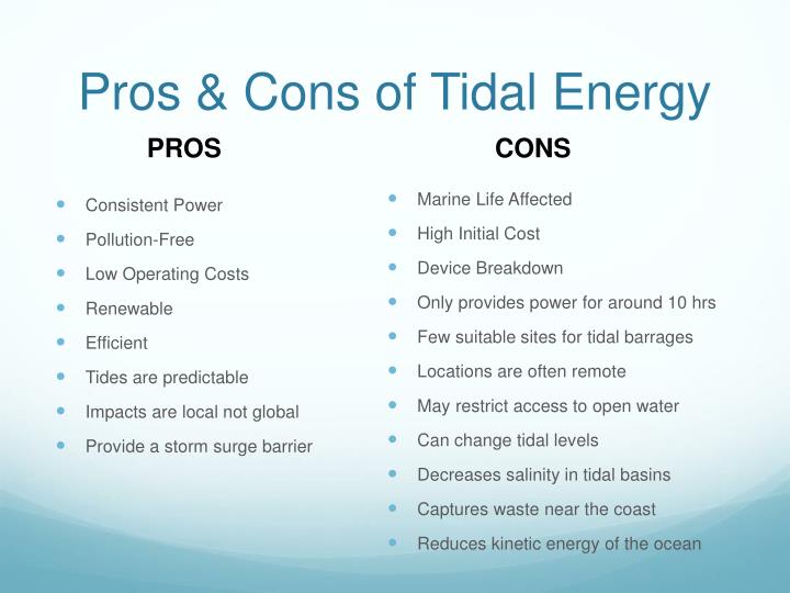 Ocean Wave Energy Pros And Cons