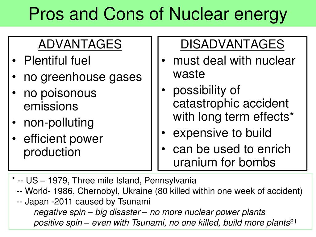 The Pros And Cons Of Nuclear Power Plants