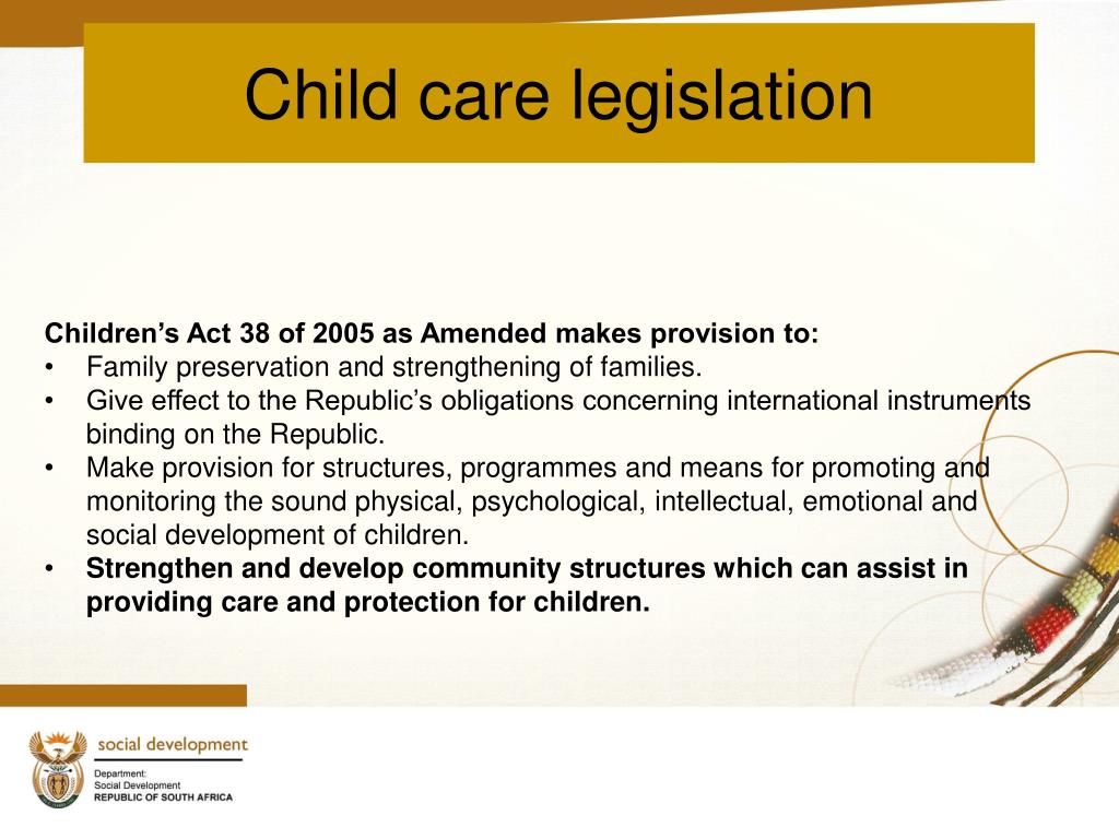 PPT MEDIA BRIEFING ON ORPHANS AND VULNERABLE CHILDREN IN SOUTH AFRICA