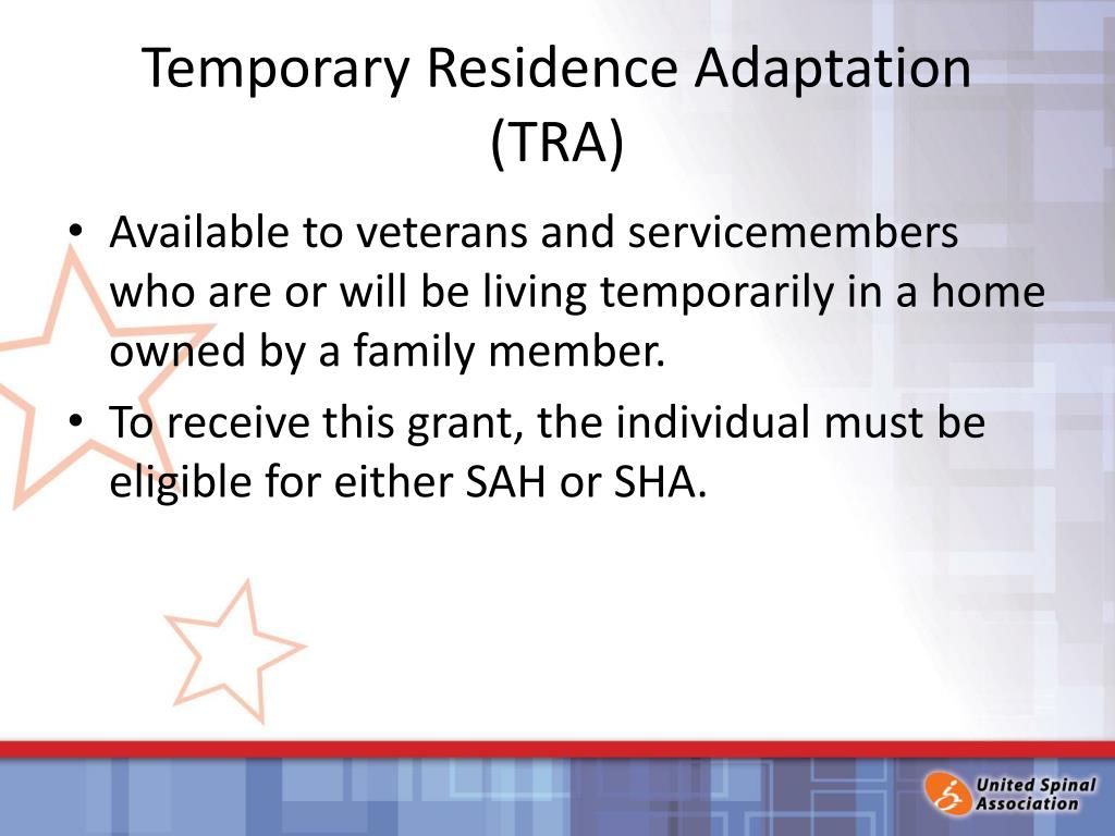 PPT Housing Modification Assistance For Veterans With Disabilities PowerPoint Presentation