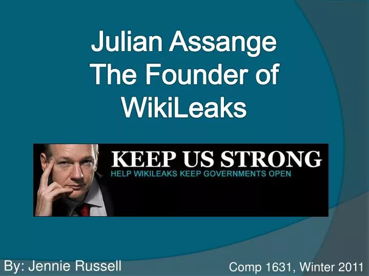 presentation on wikileaks
