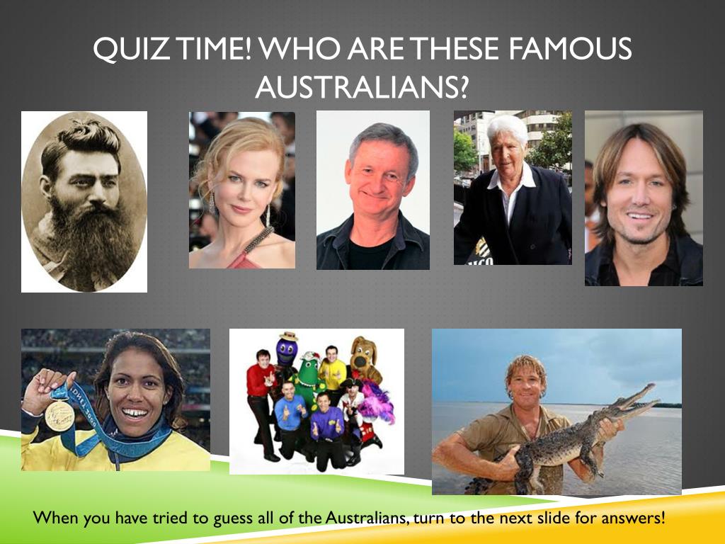PPT Famous Australians PowerPoint Presentation, free download ID1591720