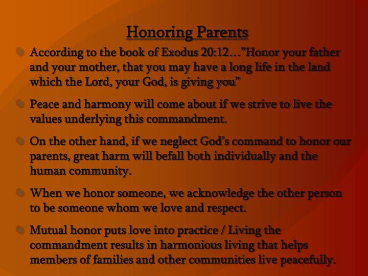 PPT - Chapter 6: The Fourth Commandment: Loving the Family ...