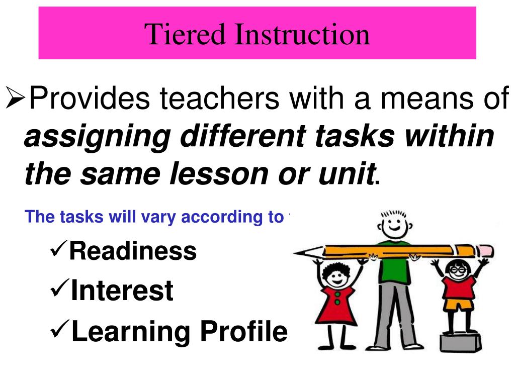 tiered instruction article