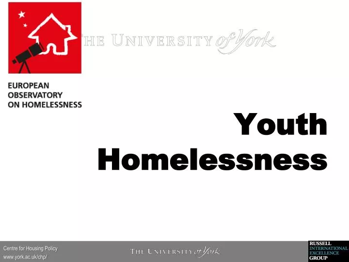 presentation on youth homelessness