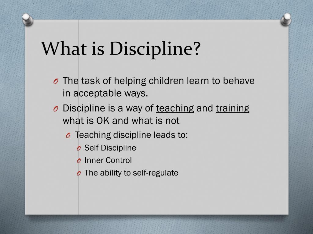 presentation on discipline in the classroom