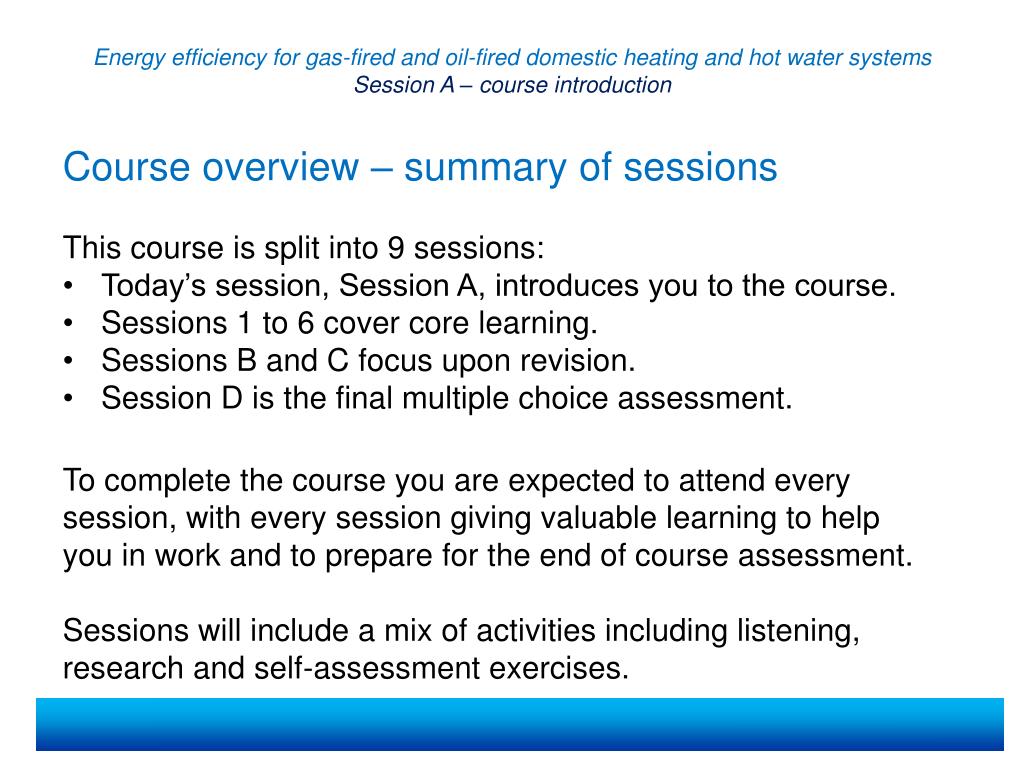 PPT - Welcome to Energy efficiency for gas-fired and oil-fired domestic ...