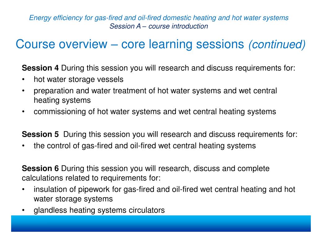 PPT - Welcome to Energy efficiency for gas-fired and oil-fired domestic ...