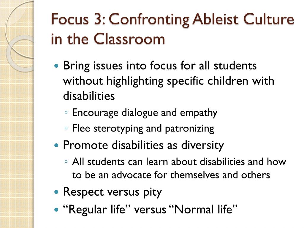 PPT - Combating Ableism PowerPoint Presentation, Free Download - ID:1594890