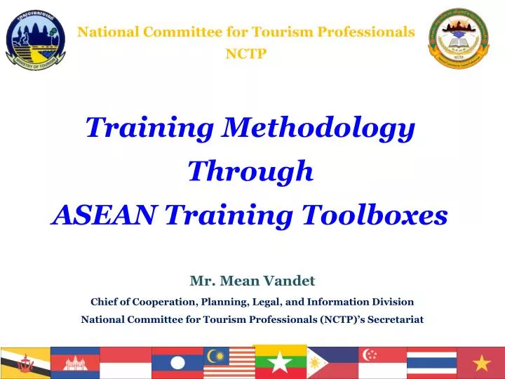 PPT - Training Methodology Through ASEAN Training Toolboxes PowerPoint