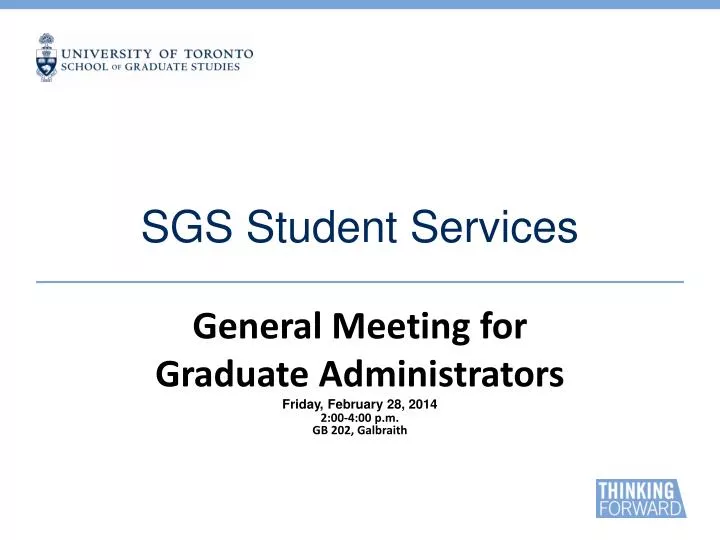 sgs student services n.