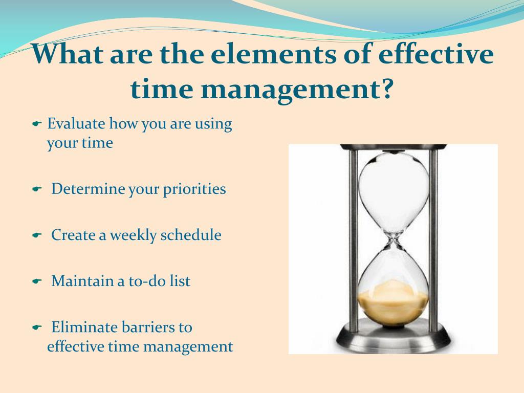 effective time management ppt presentation