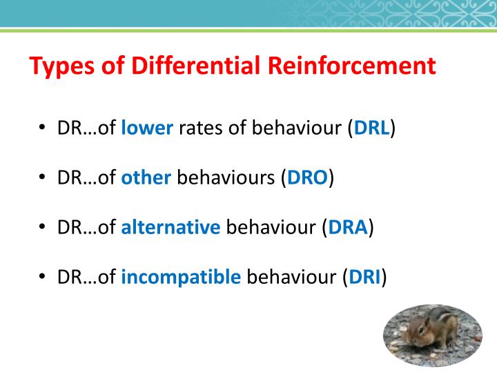 differential reinforcement alternative behavior examples thumb sucking