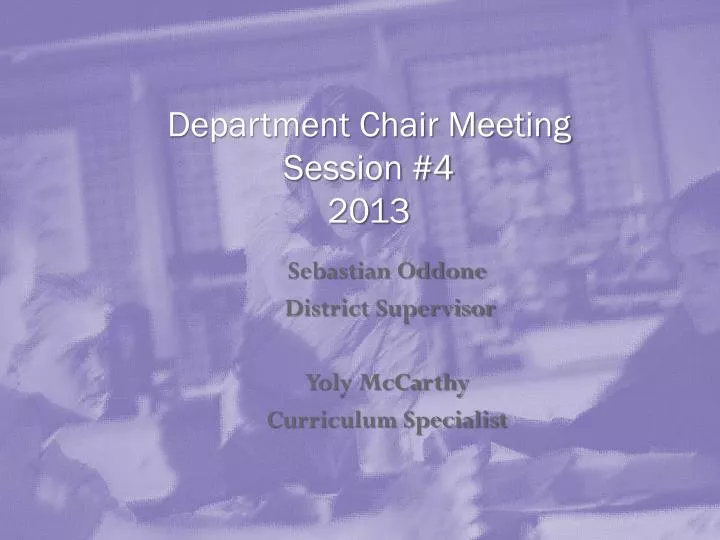 department chair meeting session 4 2013 n.