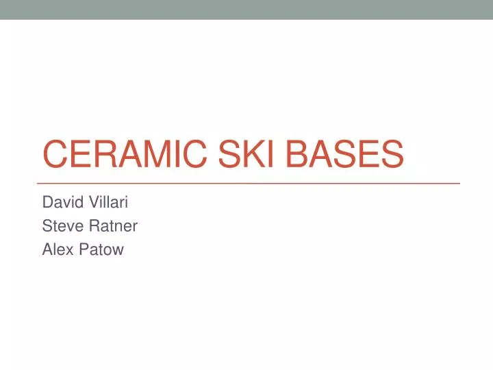 ceramic ski bases n.