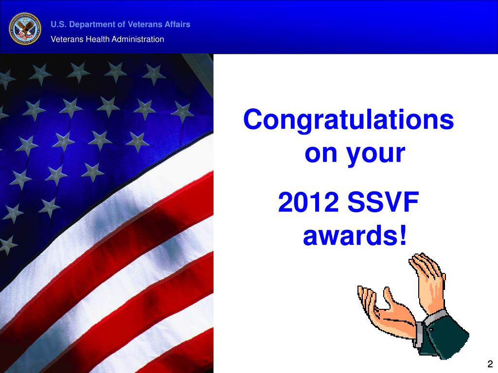 PPT Supportive Services for Veteran Families (SSVF) Program SSVF