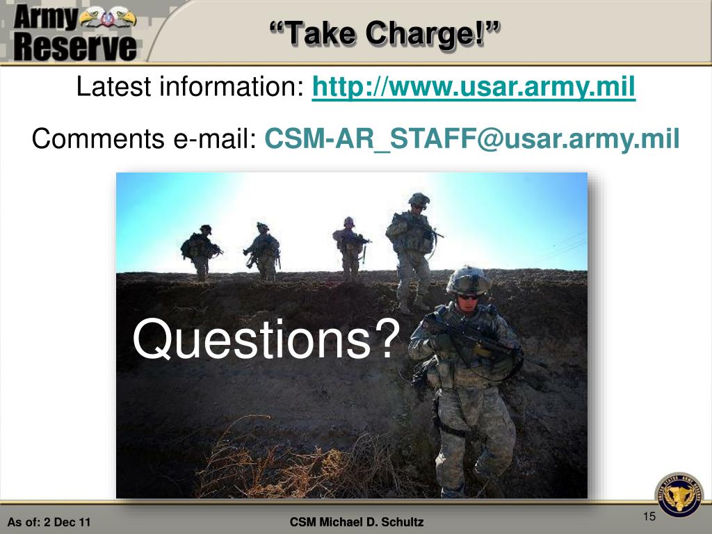 Command Sergeant Major Michael E. Masters > U.S. Army Reserve > Article View