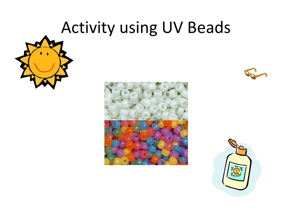 Sunscreen Experiment with Solar Beads