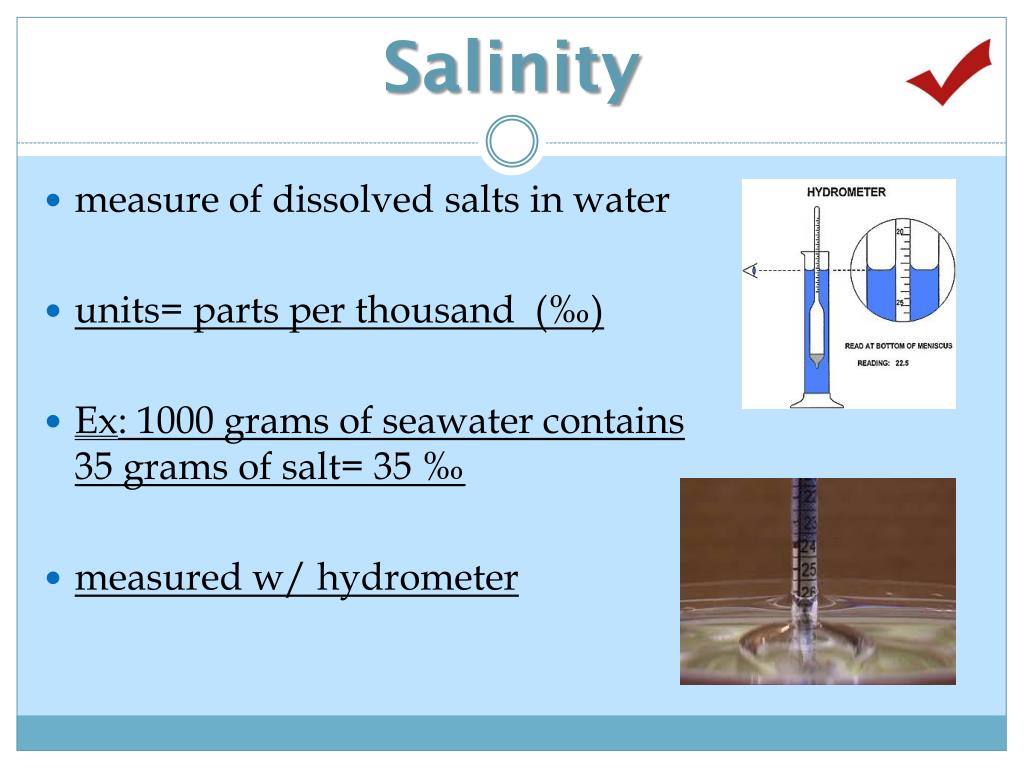salinity of salt water pool