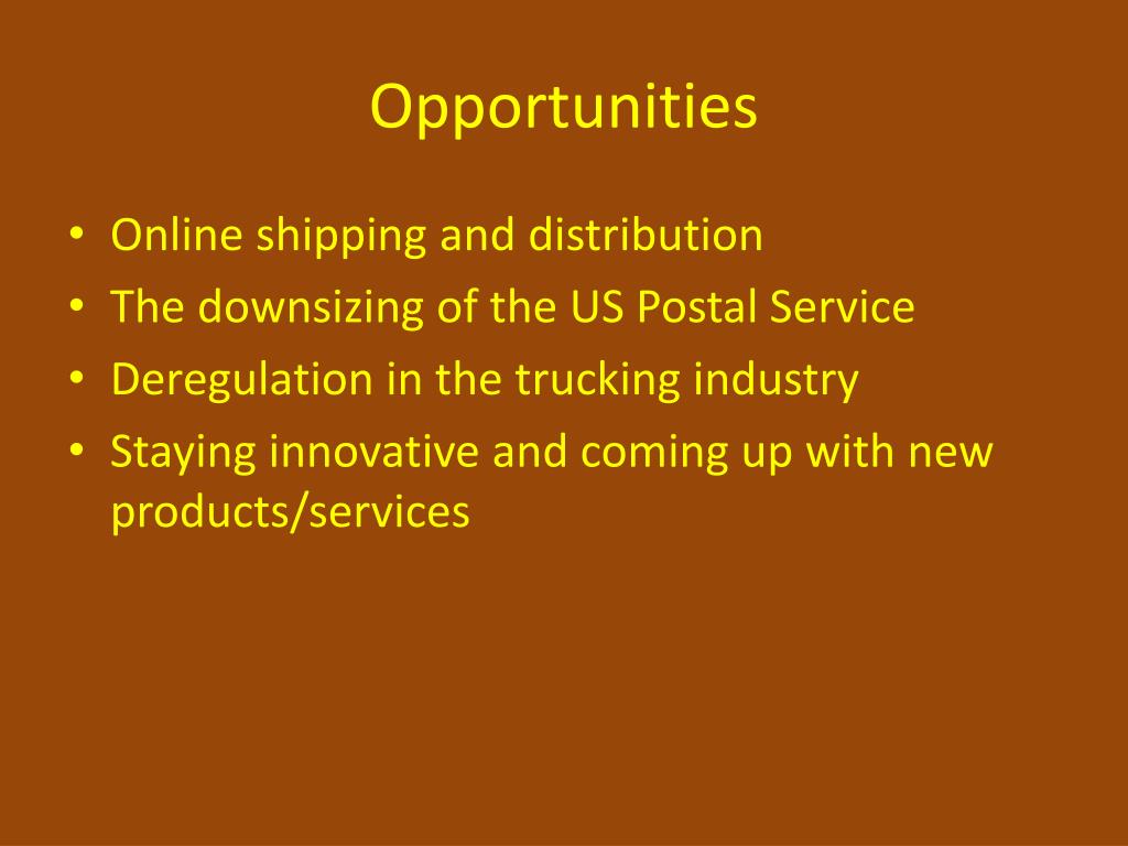 Job opportunties at united parcel service