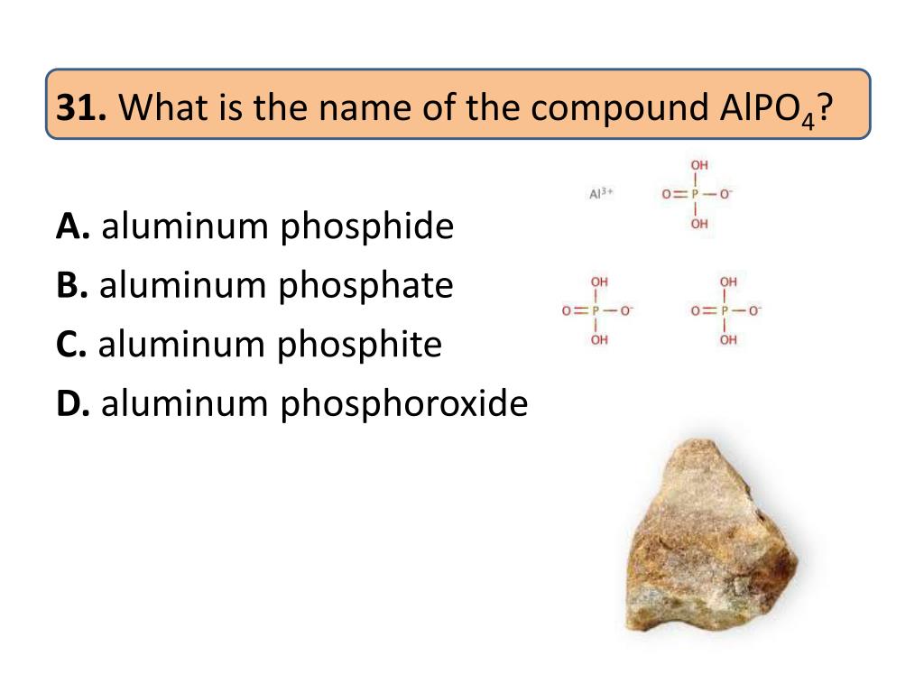 PPT 1 st Semester Exam in High School Chemistry