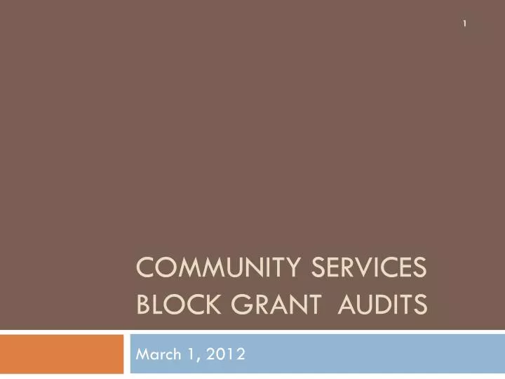 community service block grant community service block grant