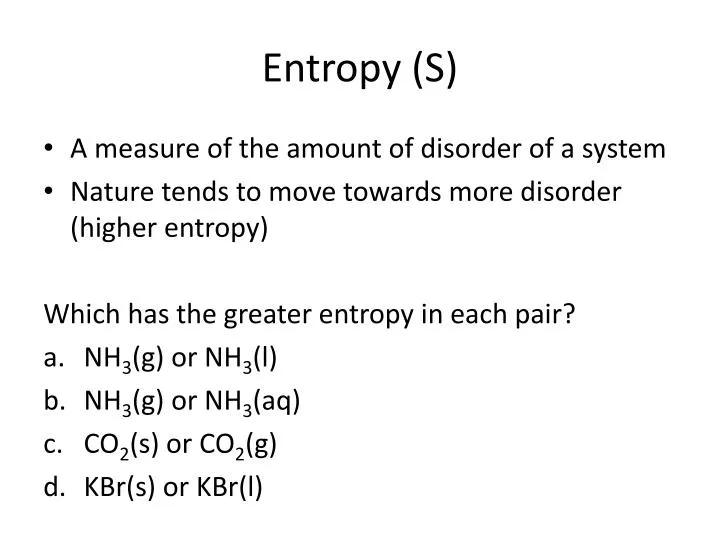 opposite of entropy opposite of entropy