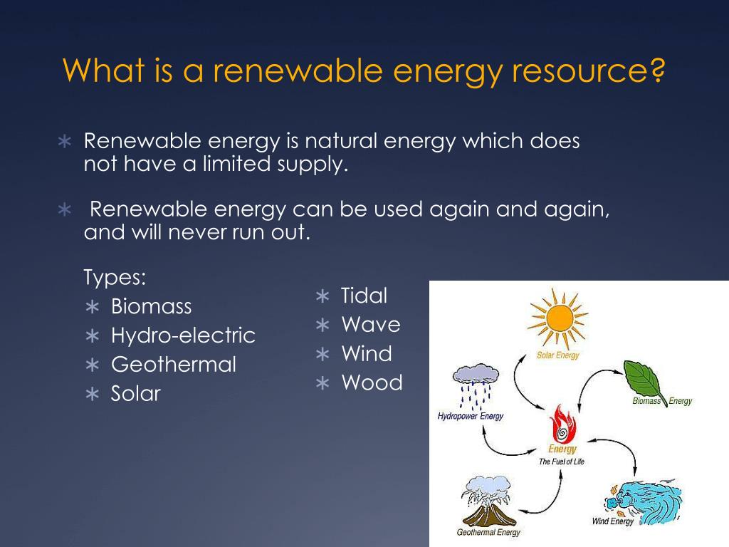renewable and nonrenewable resources powerpoint presentation