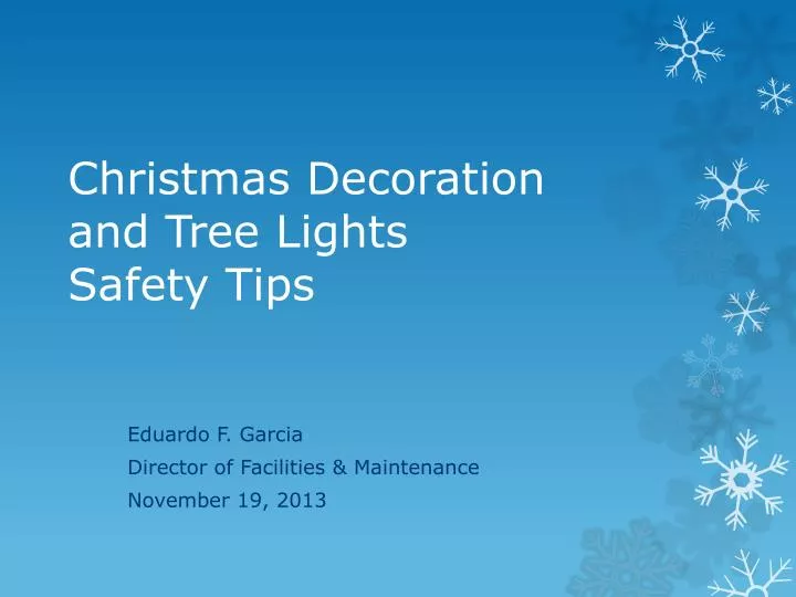 christmas decoration and tree lights safety tips n.