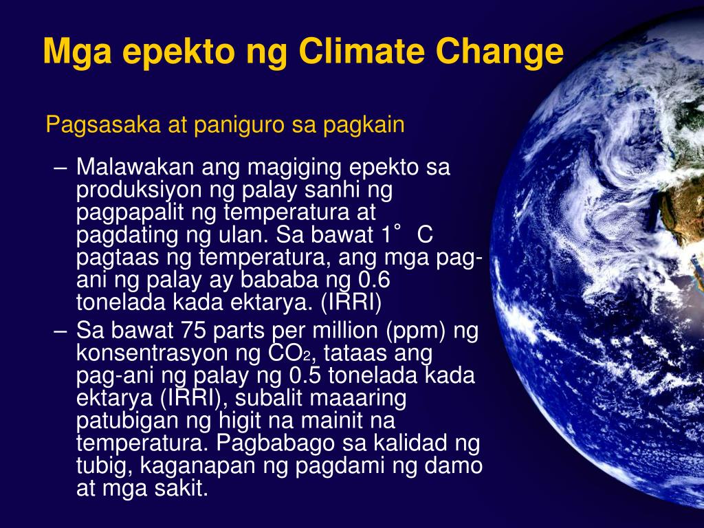 Ano Ano Ang Epekto Ng Climate Change Sa Mga Tao Angmgablog