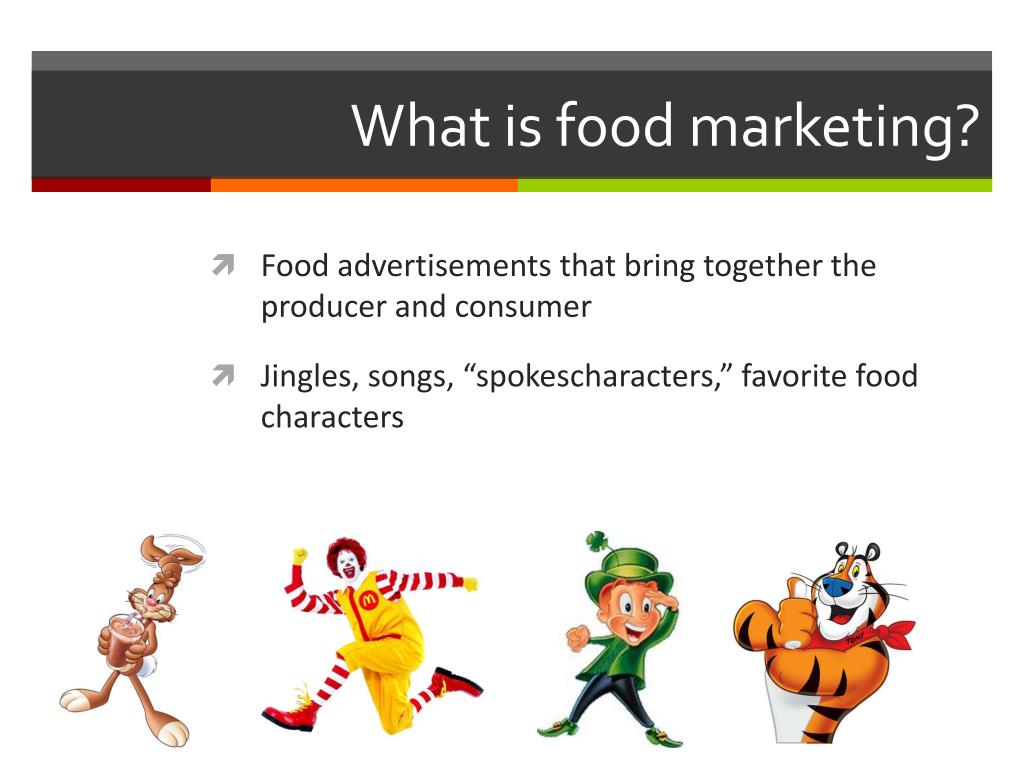 presentation about food marketing