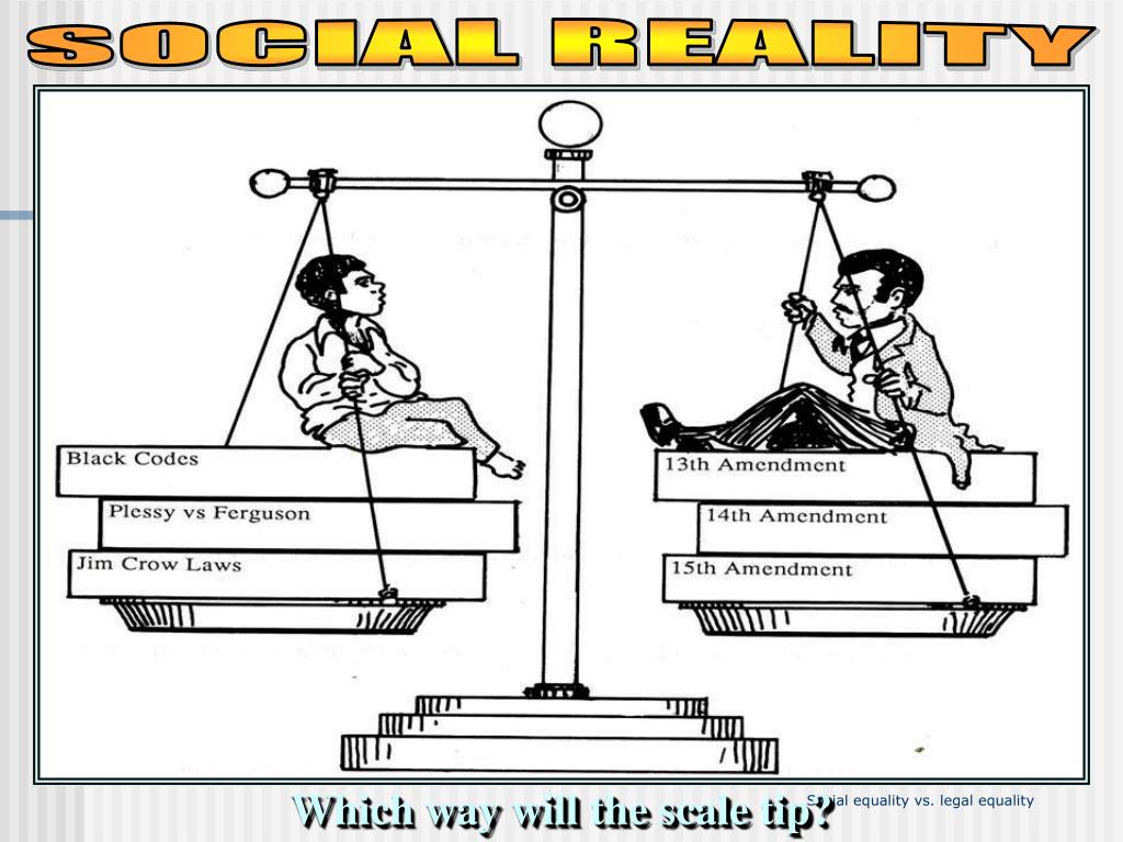 igennem systematisk foredrag PPT - Social equality vs. legal equality PowerPoint Presentation, free  download - ID:1600781