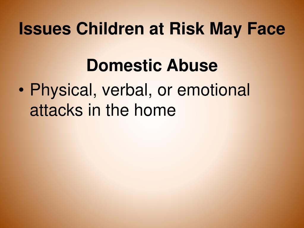 Children Exposed To Risk PPT - Child Safety Education: Protecting Children at Risk of Abuse ...