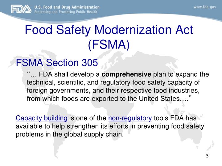 Food Safety Modernization Act Ppt Food Ideas