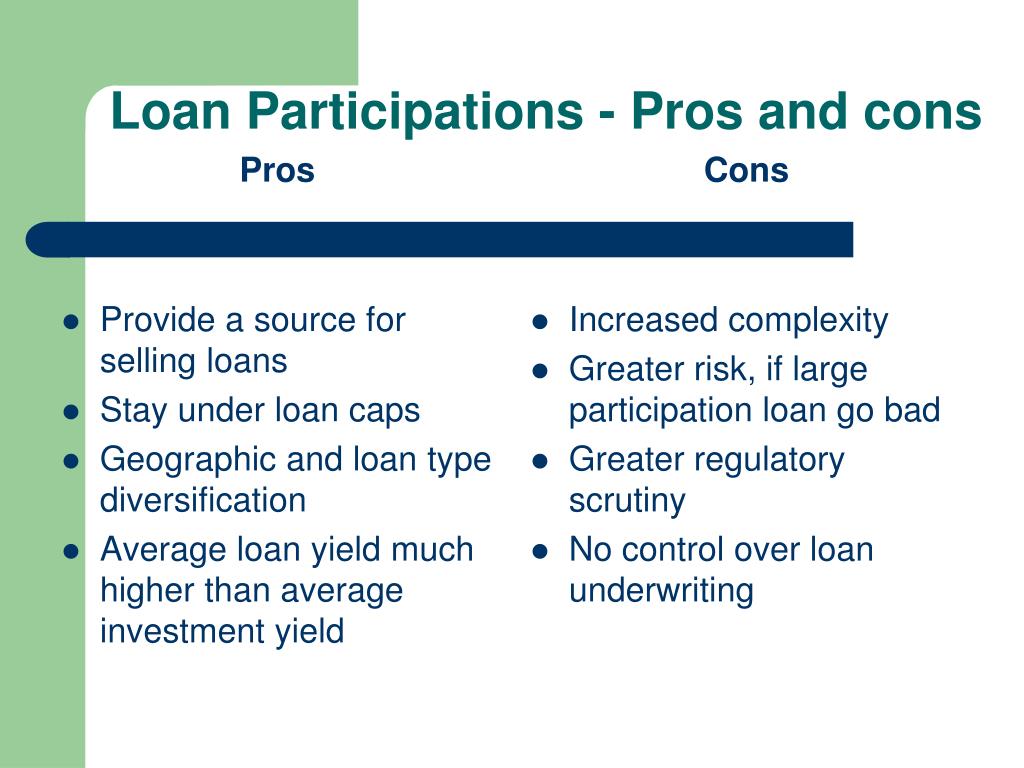 assignment vs participation loan