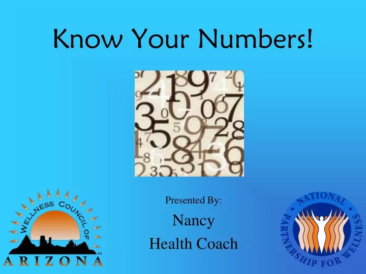 PPT - Know Your Numbers! PowerPoint Presentation, free download - ID ...