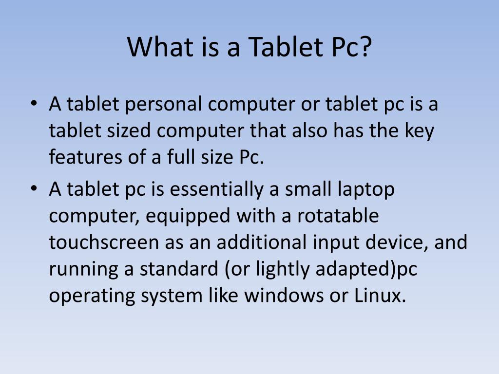 Tablet computer, Definition & Facts