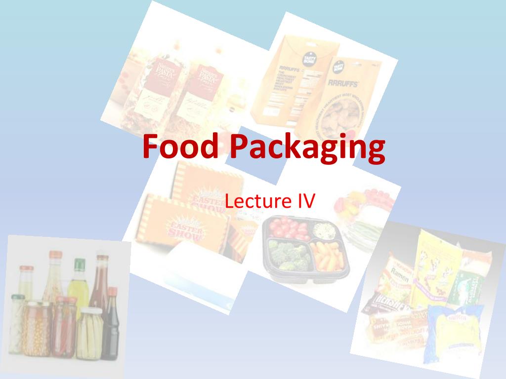 presentation on food packaging