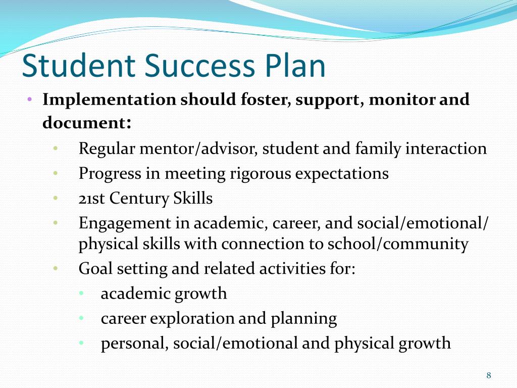 PPT Building Your Student Success Plan PowerPoint Presentation, free