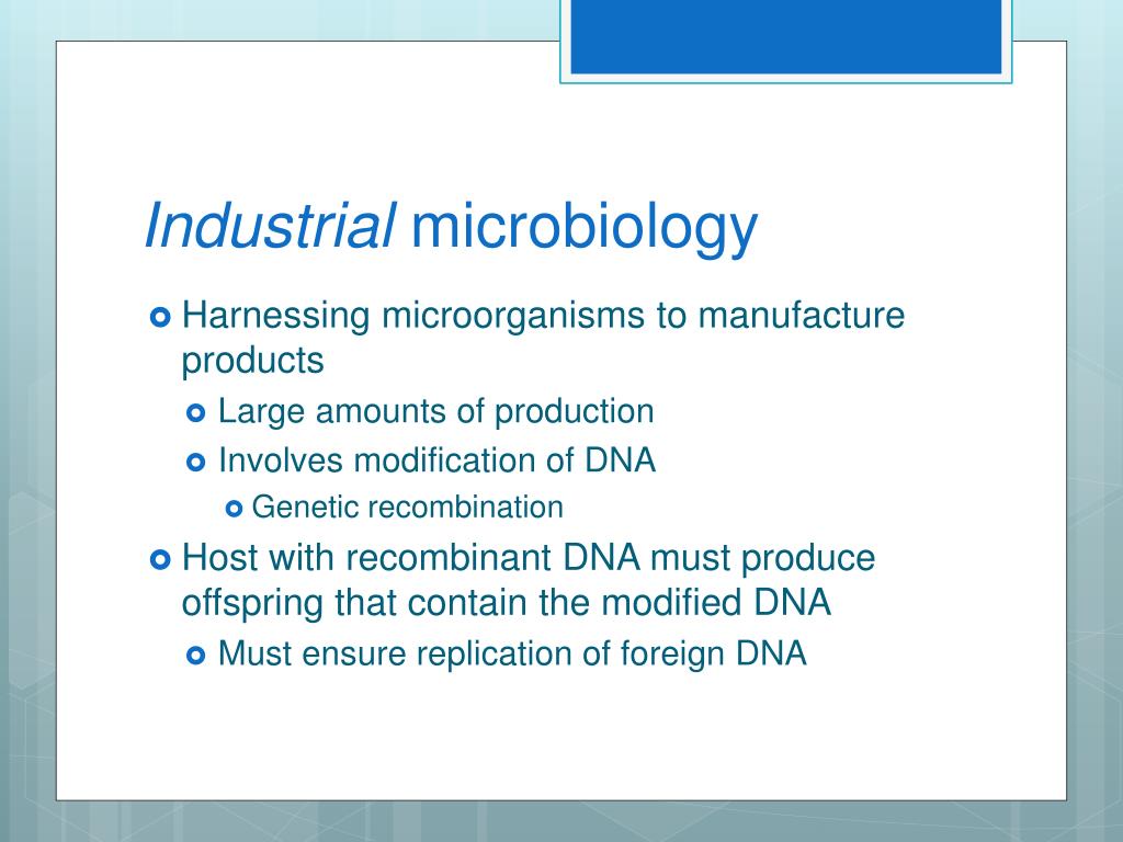 research topics in industrial microbiology