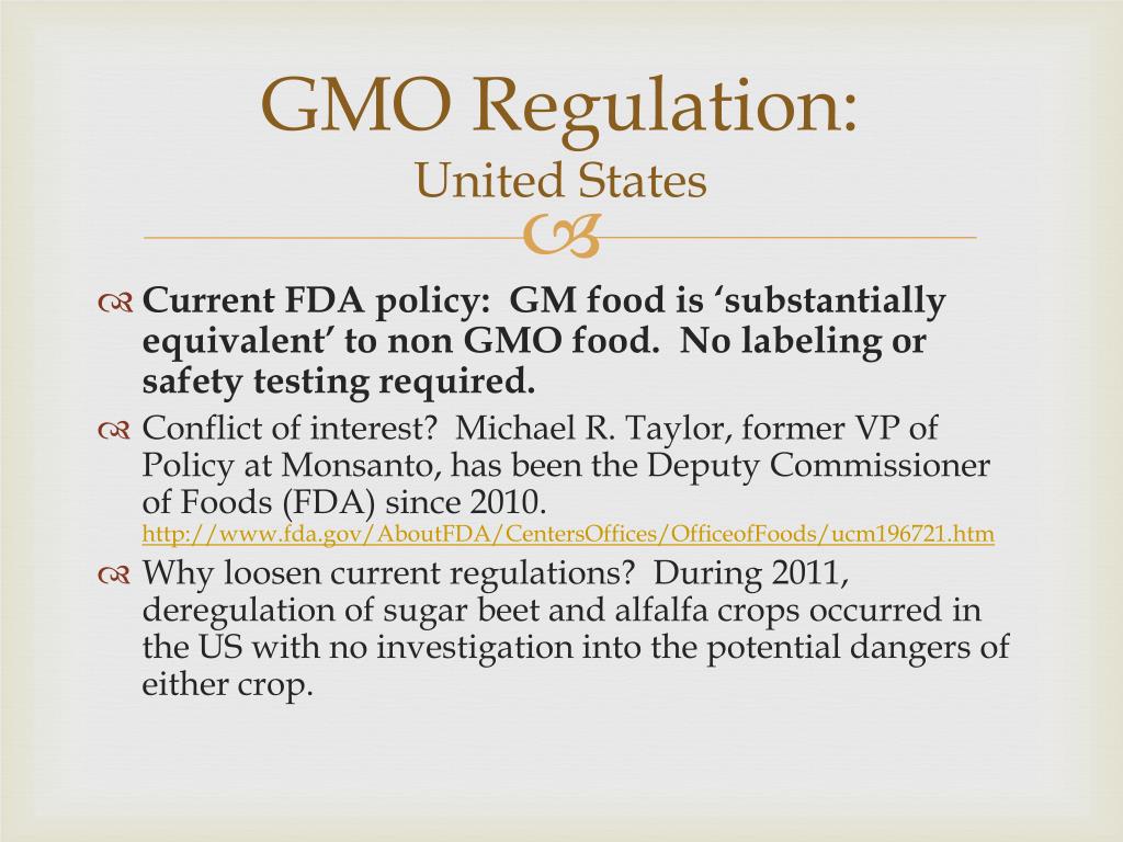 Ppt Safety And Regulation Of Gmo Foods Powerpoint Presentation Free Download Id1605319 0207