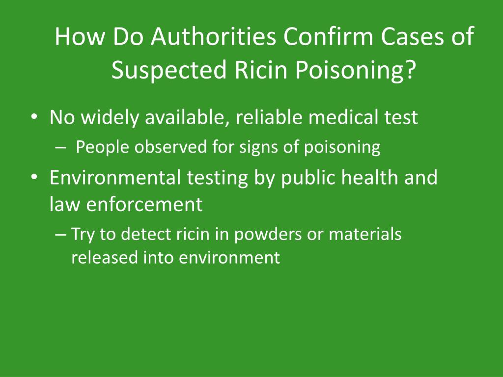 ricin poisoning antidote ricin poisoning antidote