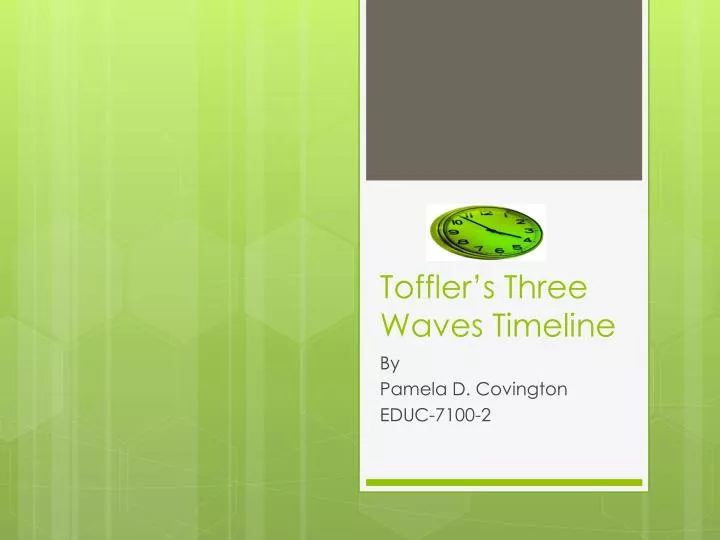 toffler s three waves timeline n.