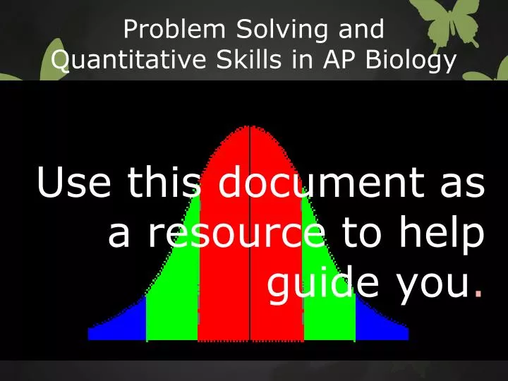 problem solving skills in biology
