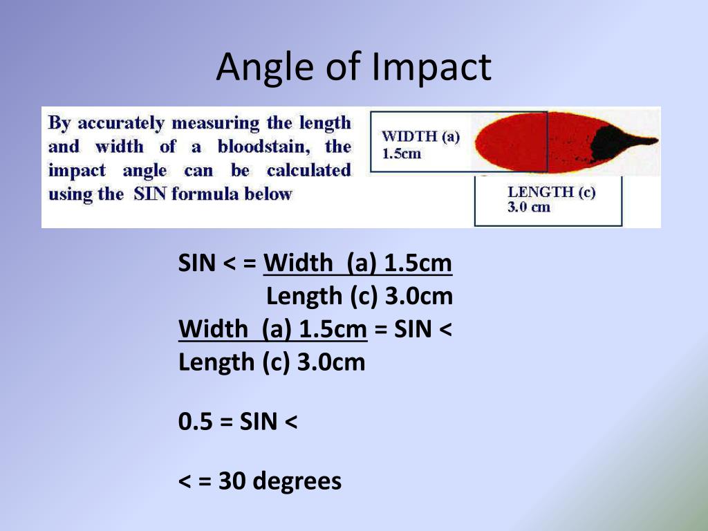 PPT - Chapter Ten – Bloodstain Pattern Analysis PowerPoint Presentation