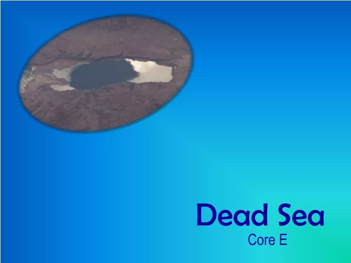 dead sea n.