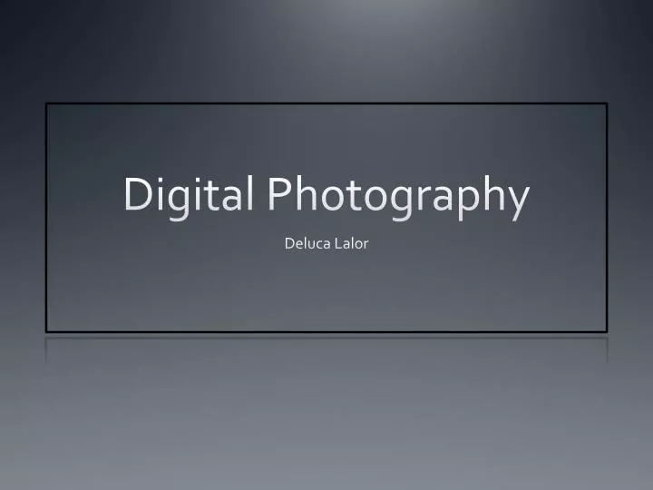 digital photography n.