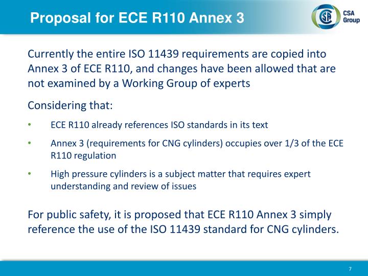 ece r110 standard